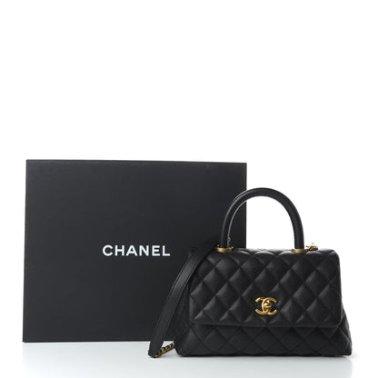 Chanel Caviar Quilted Mini Coco Handle Flap Black 11 of 11