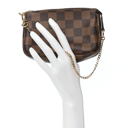Louis Vuitton Damier Ebene Mini Pochette Accessories 2 of 8