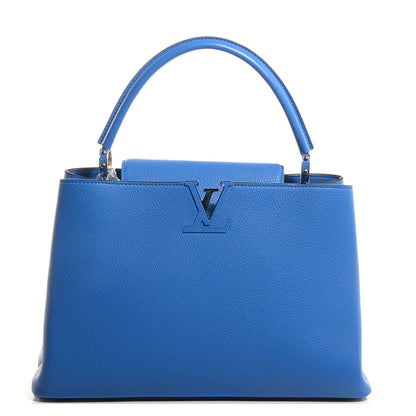 Louis Vuitton Taurillon Capucines MM Outremer 1 of 7