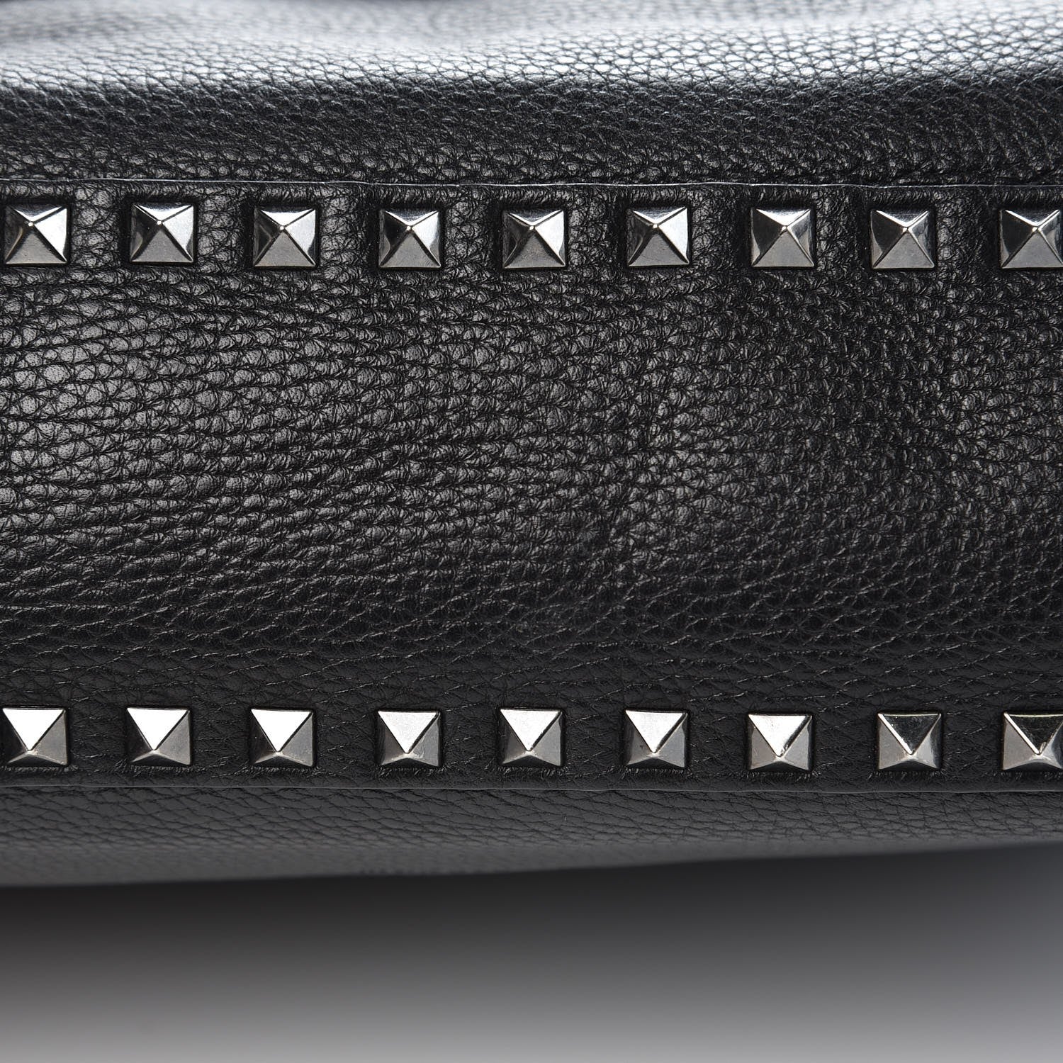 Valentino Garavani Alce Printed Calfskin Rockstud Messenger Black 8 of 8