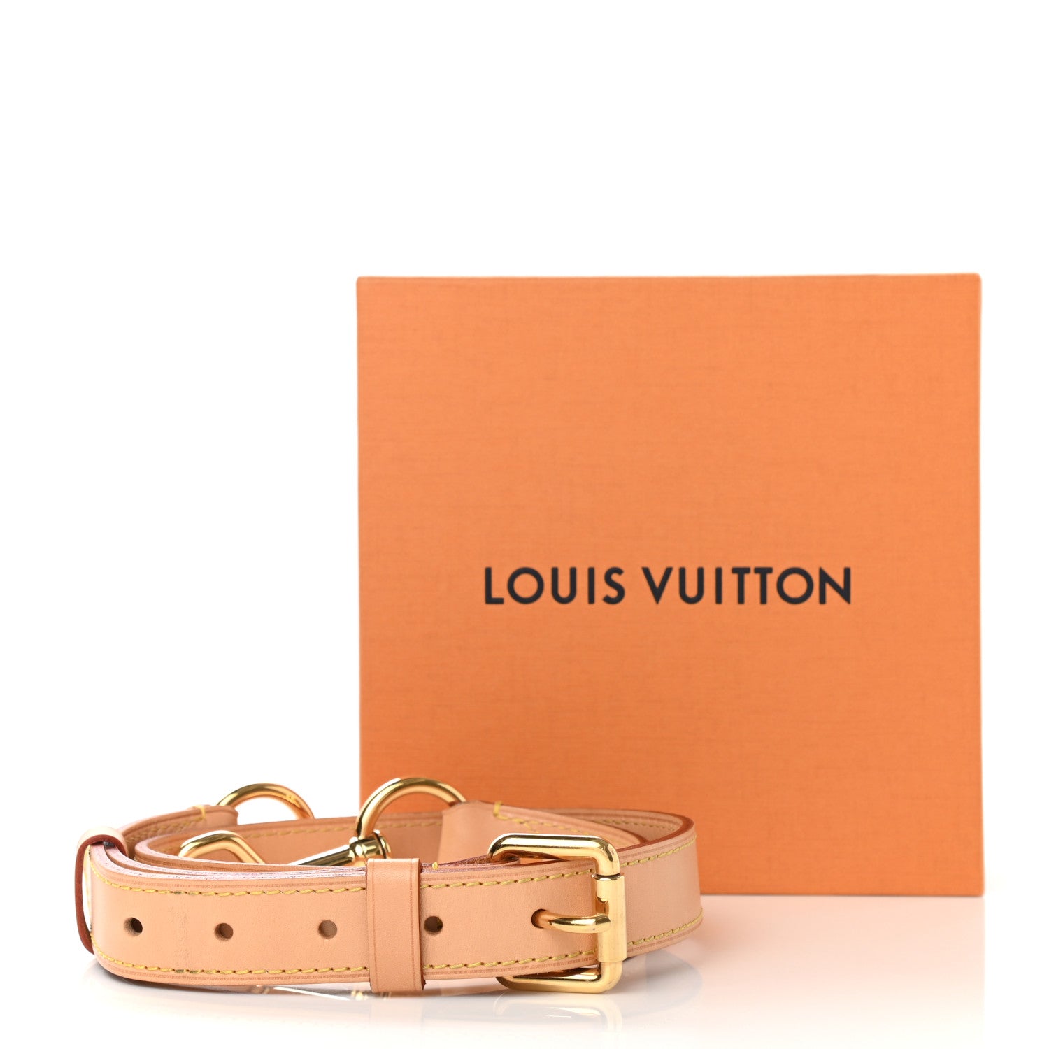 Louis Vuitton Vachetta 25mm Adjustable Shoulder Strap VVN 6 of 6