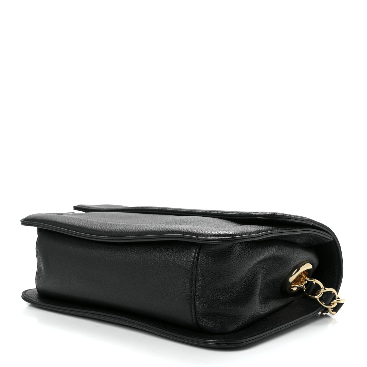 Calfskin The Mini Cushion Bag Black
