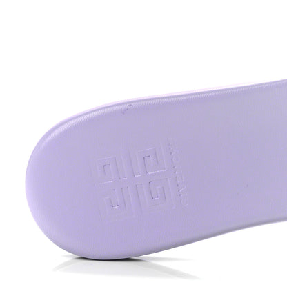 Givenchy Lambskin 4G Flat Sandals 40 Lilac 8 of 9