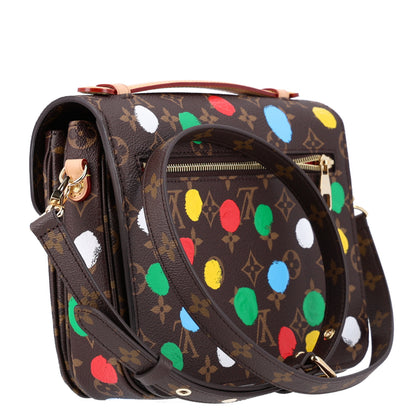 Louis Vuitton LV x YK Monogram Painted Dots Pochette Metis 4 of 11