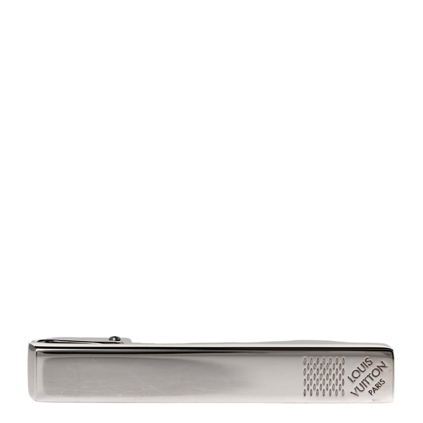 Damier Tie Clip Silver