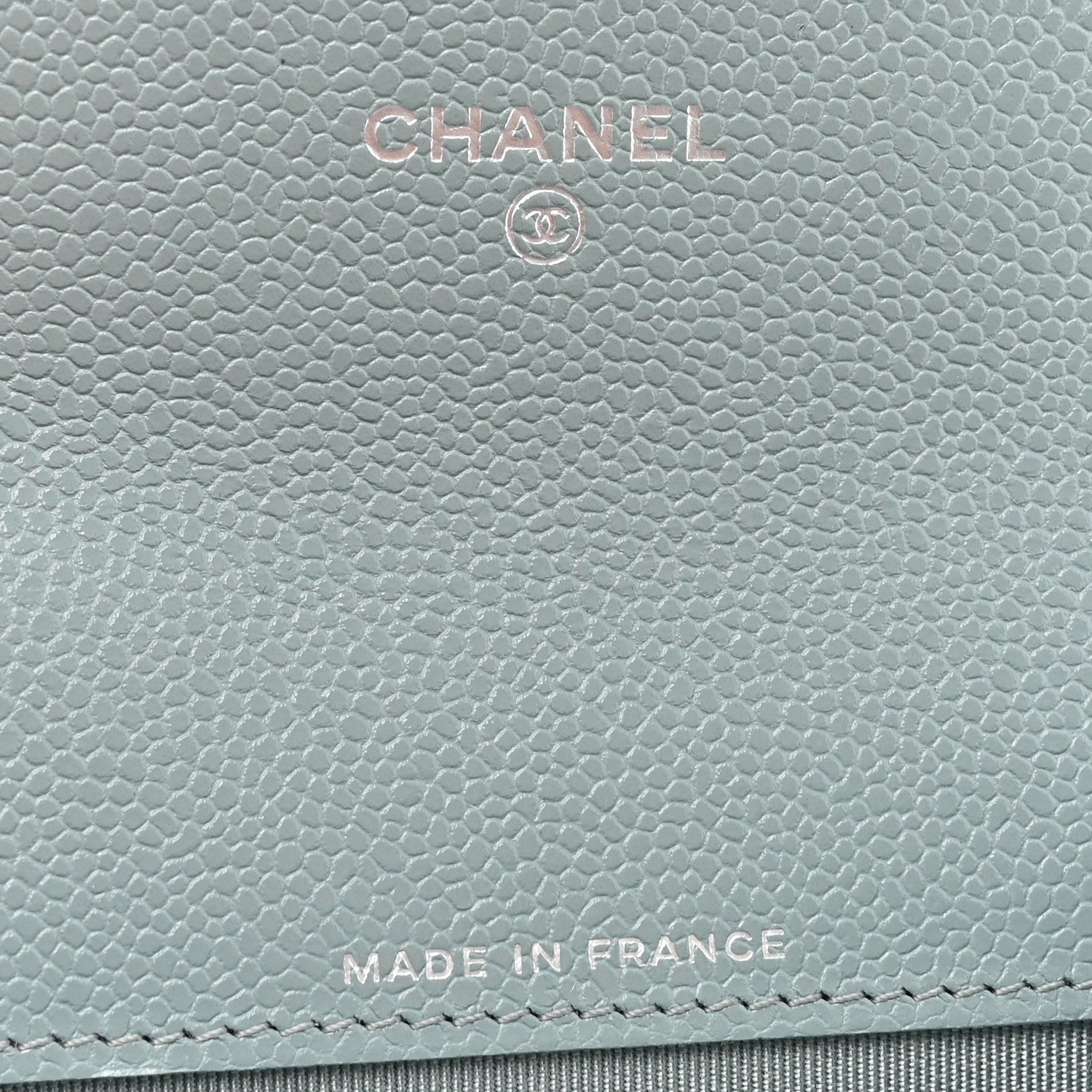 Chanel Caviar Quilted Flap Card Holder Wallet Blue 6 of 8