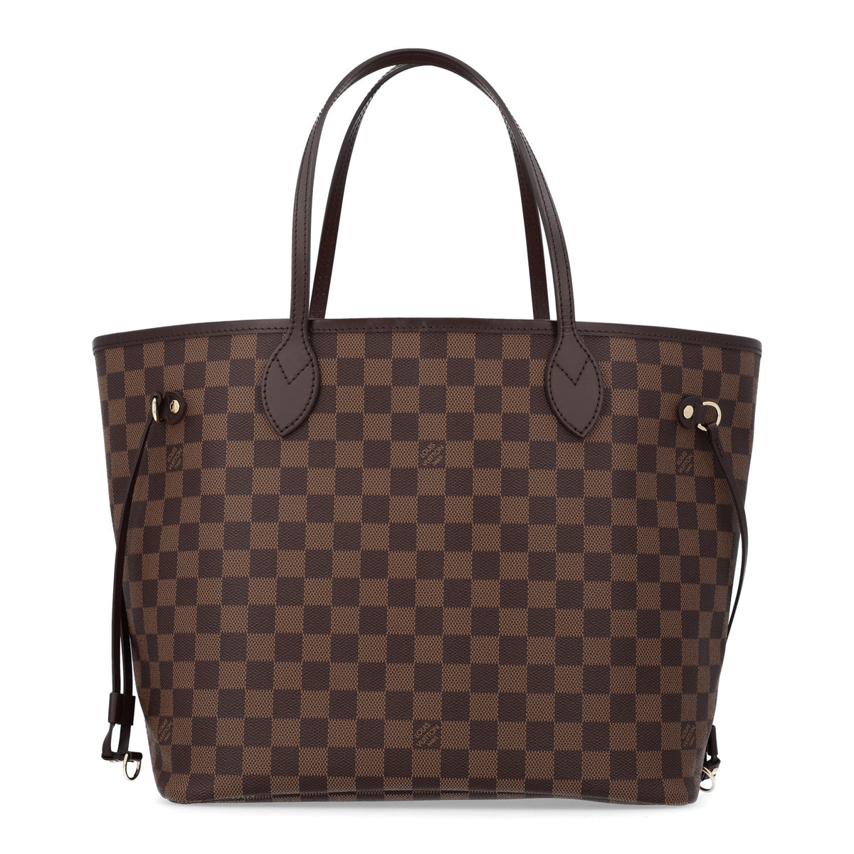 Louis Vuitton Damier Ebene Neo Neverfull MM Rose Ballerine 1 of 9