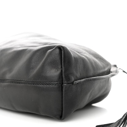 Gucci Lambskin Tassel Pouch Black 10 of 13