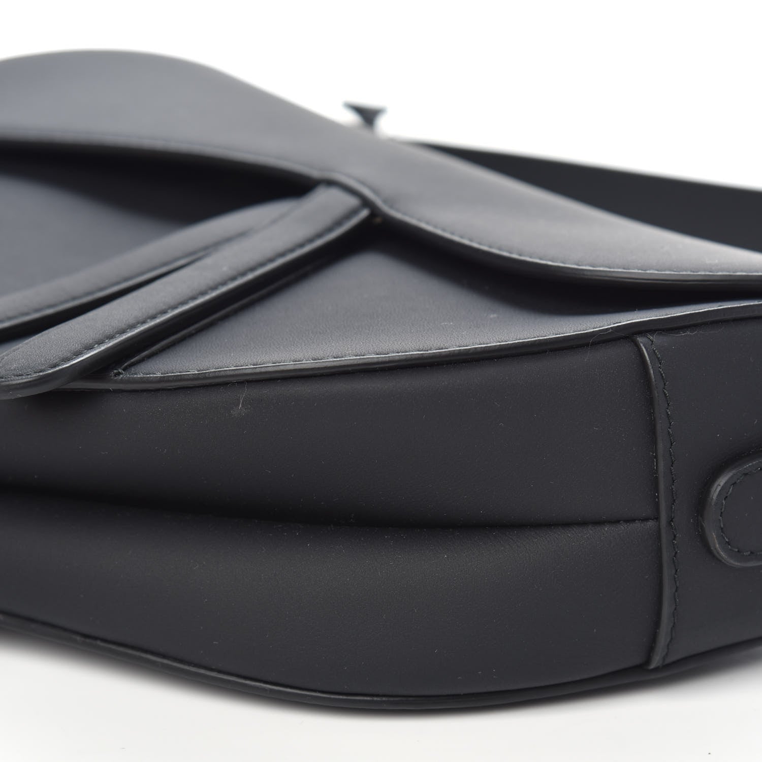 Christian Dior Ultra Matte Calfskin Saddle Bag Black 9 of 9