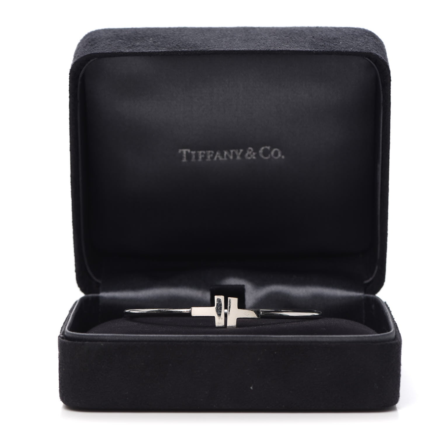 Tiffany 18K White Gold T Wire Bracelet 5 of 5