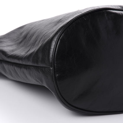 Gucci Fluffy Calfskin Morpheus Hobo Shoulder Bag Black 6 of 10