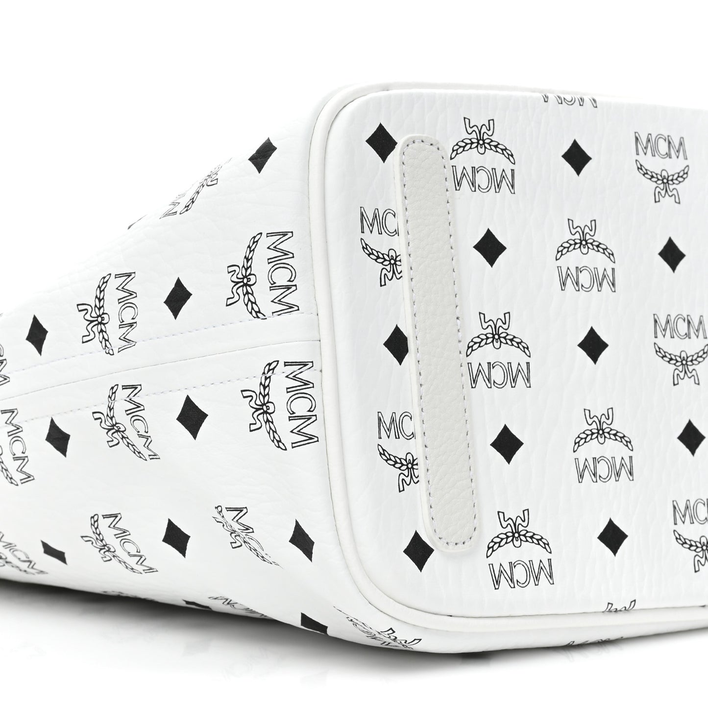 Visetos Medium Liz Reversible Shopper Tote White