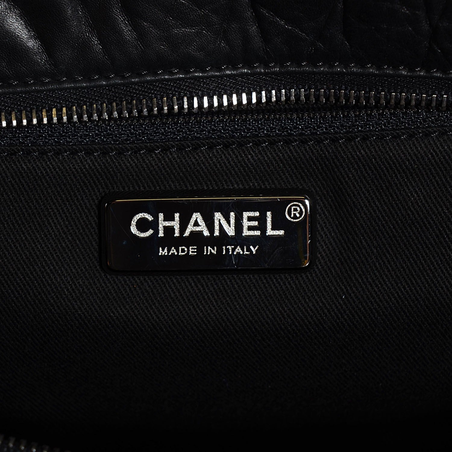 Chanel Aged Calfskin Pony Hair Quilted Miss Pony Bowler Black 6 of 7