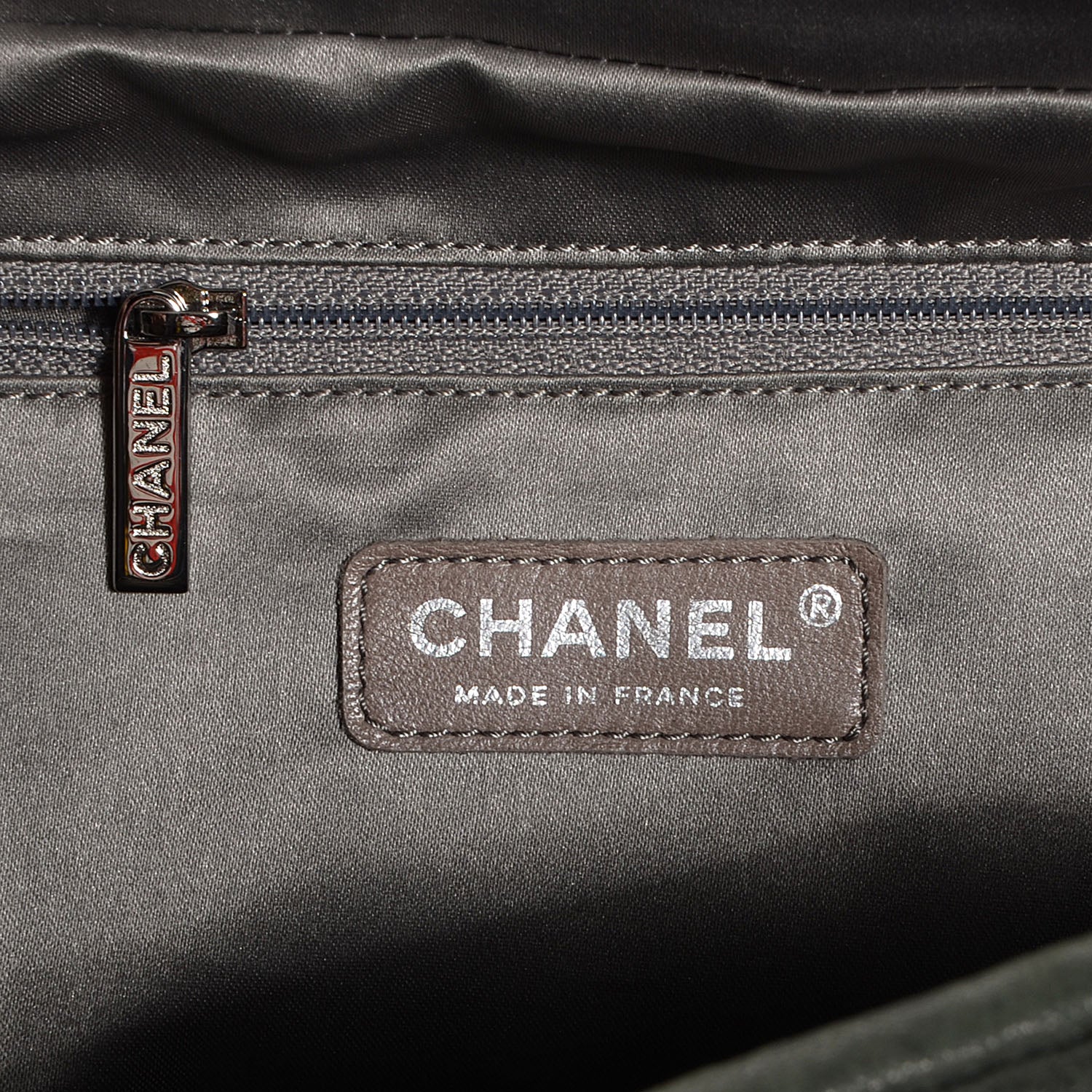 Chanel Distressed Lambskin Lady Braid Bowler Dark Grey 6 of 7