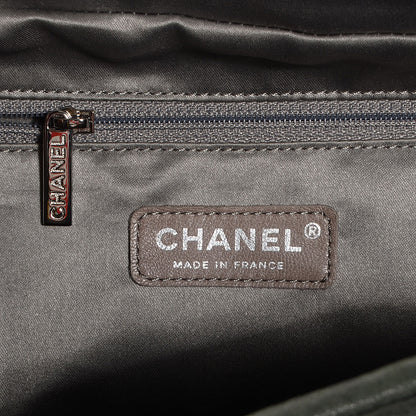 Chanel Distressed Lambskin Lady Braid Bowler Dark Grey 6 of 7
