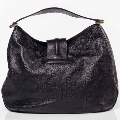 Gucci Guccissima New Ladies Web Hobo Black 3 of 9