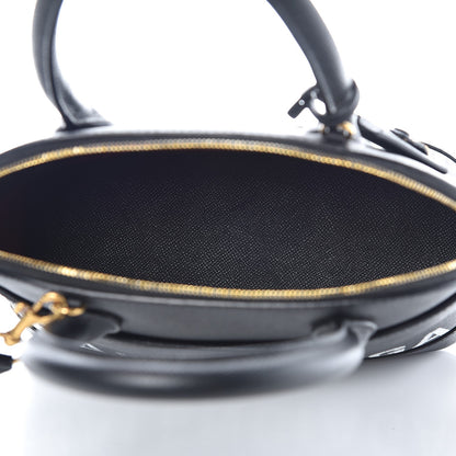 Balenciaga Signature Grained Calfskin Logo S Ville Top Handle Bag Black 6 of 9