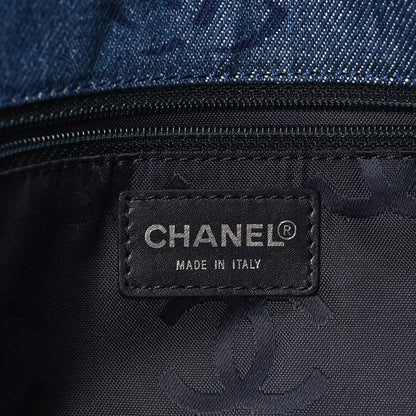 Chanel Denim CC Clutch Blue 6 of 8
