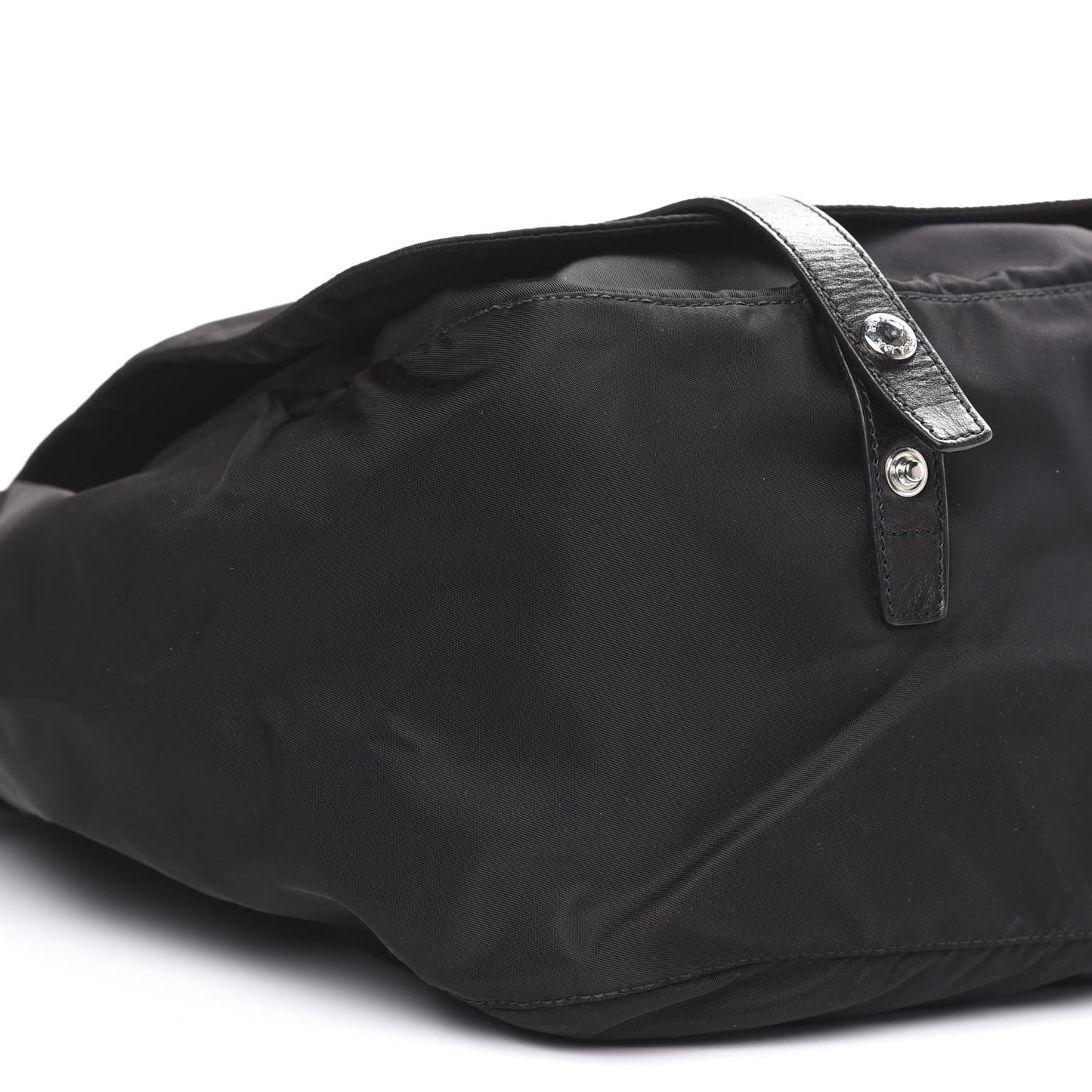 Nylon Vela Sport Messenger Bag Black