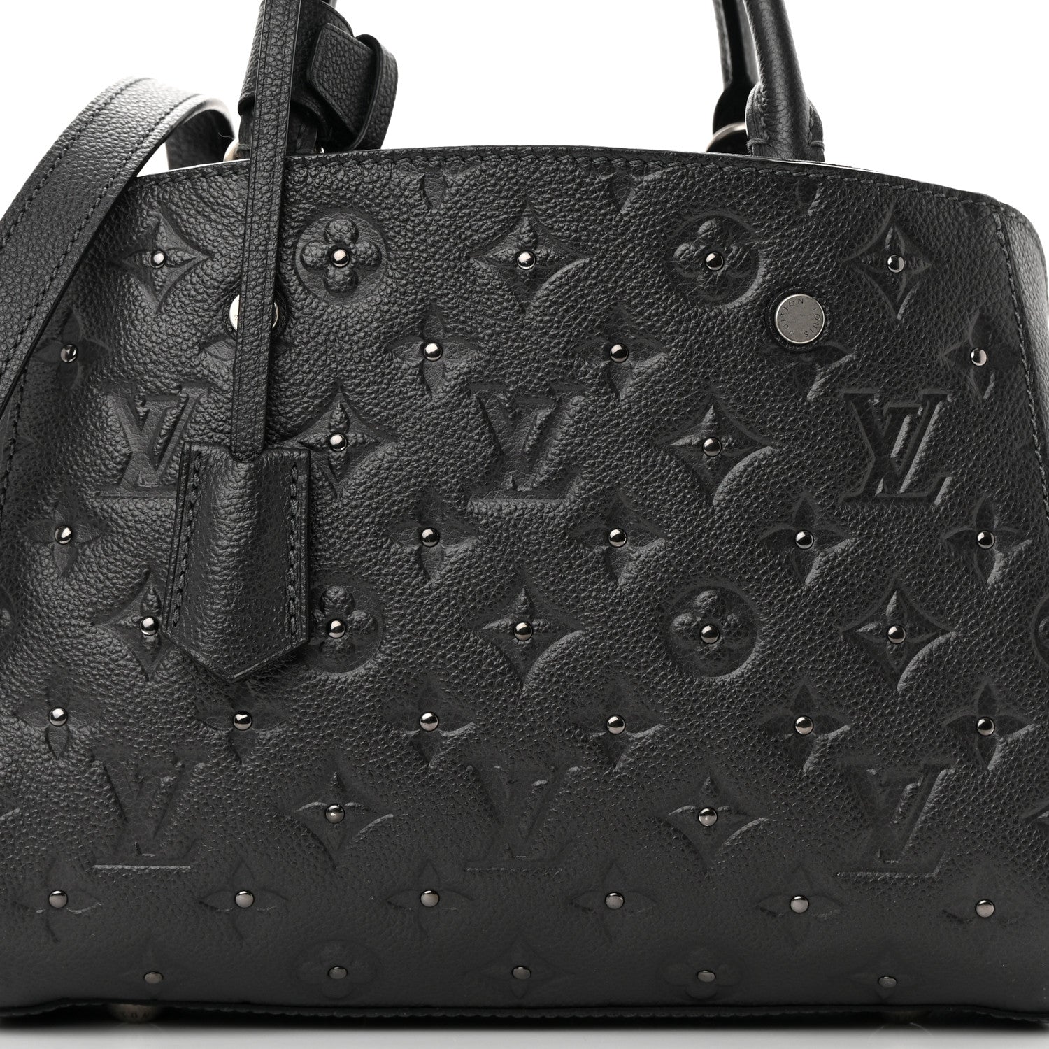 Louis Vuitton Empreinte Studded Montaigne BB Platine 8 of 14