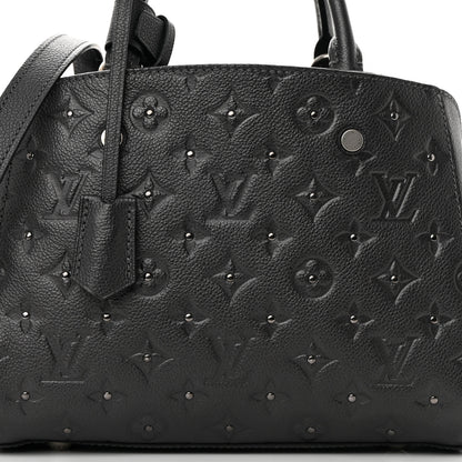 Louis Vuitton Empreinte Studded Montaigne BB Platine 8 of 14