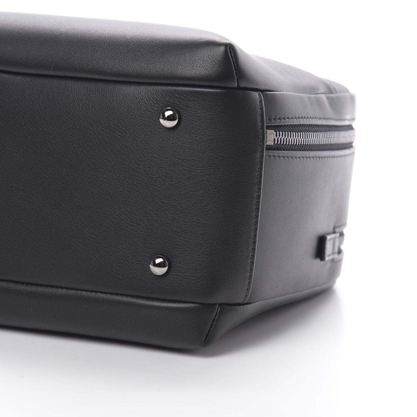 Calfskin Small Trendy CC Bowling Bag Black