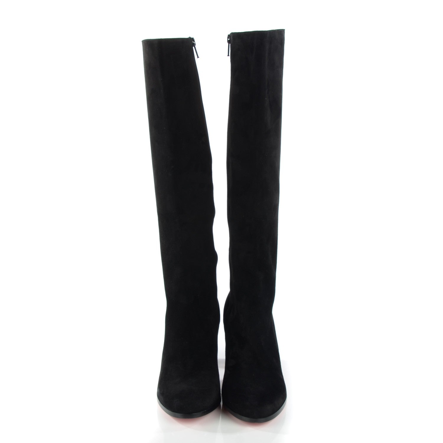 Christian Louboutin Veau Velours Yvonne 60 Boots 39.5 Black 2 of 8