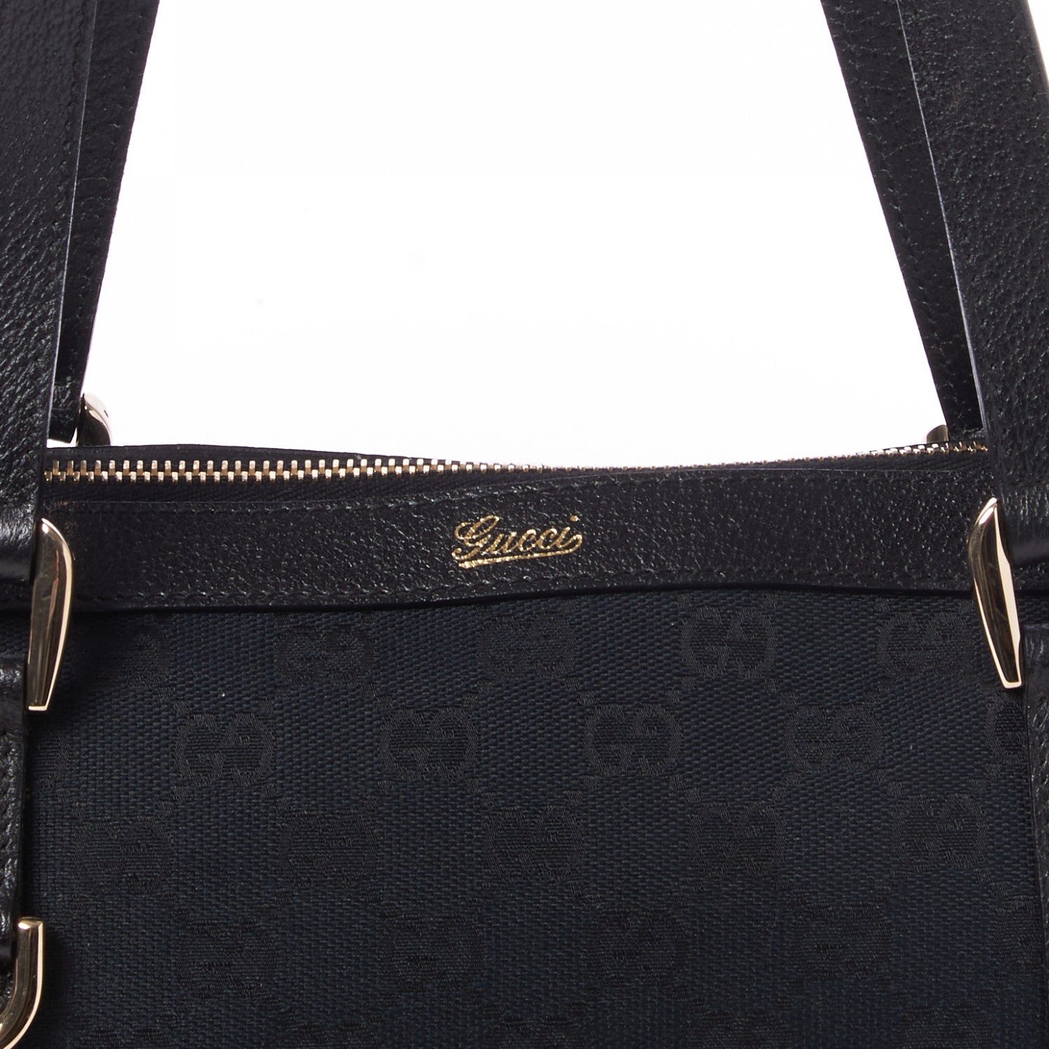 Gucci Monogram Medium Abbey Tote Black 7 of 8