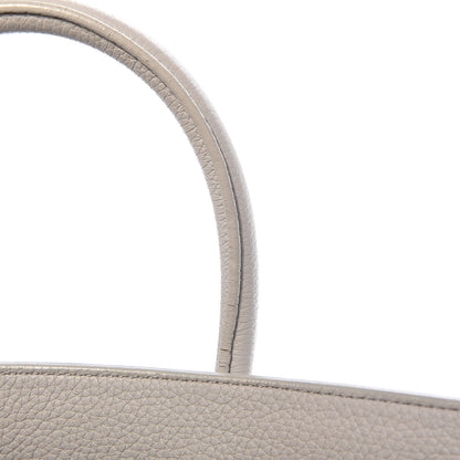 Saint Laurent Grained Calfskin Small Supple Sac De Jour Grey 19 of 20