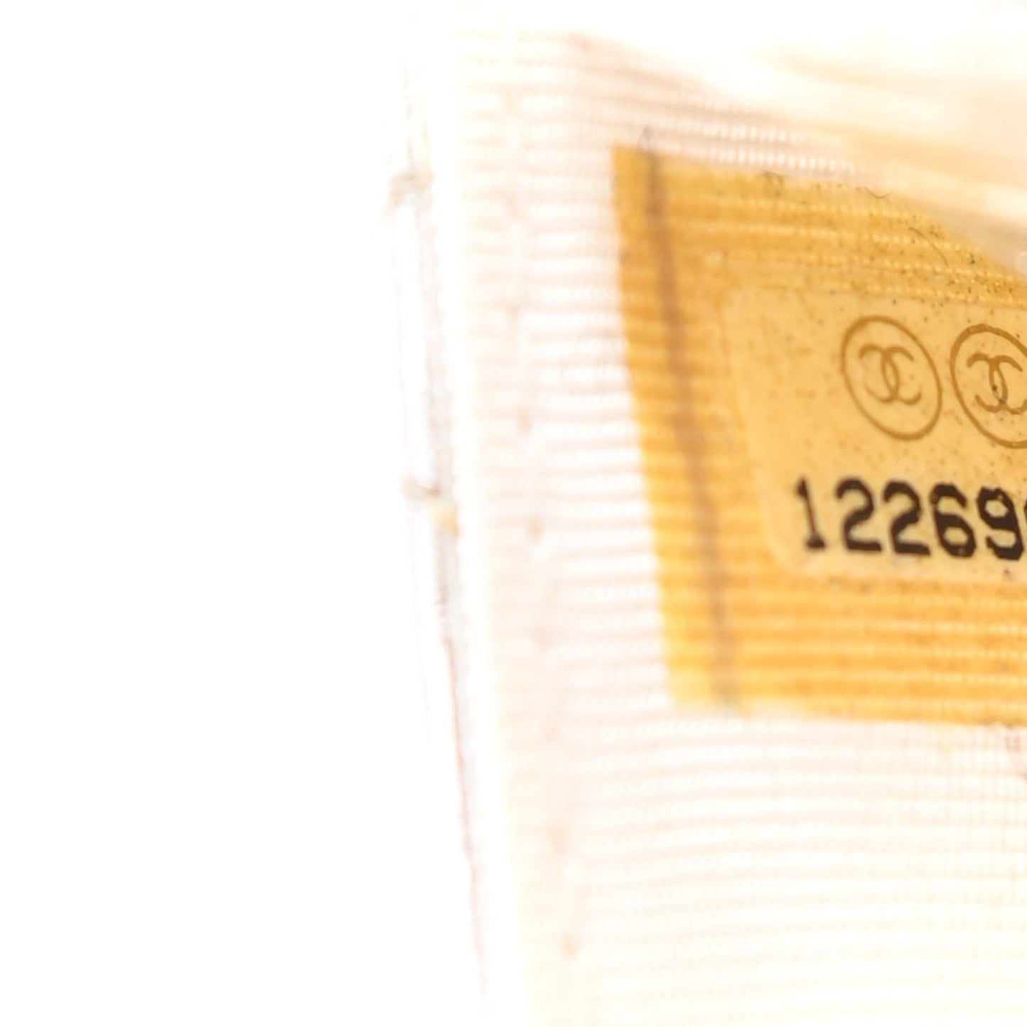 Metallic Striped Calfskin Reissue Wallet On Chain WOC Silver