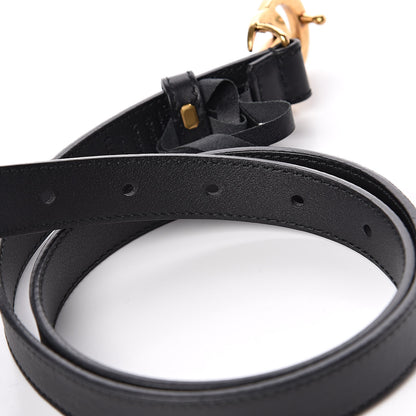 Gucci Calfskin Double G 20mm Belt 75 30 Black 5 of 7