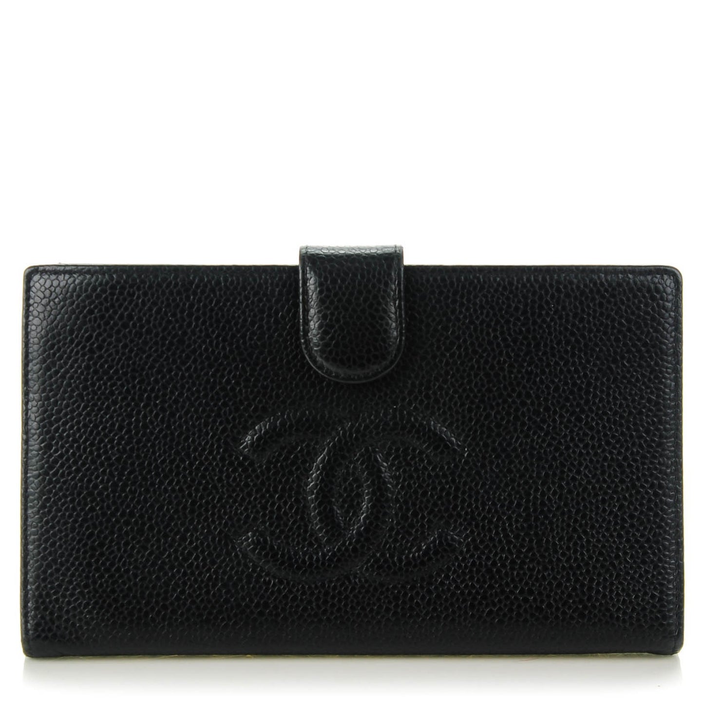 Caviar CC French Wallet Black