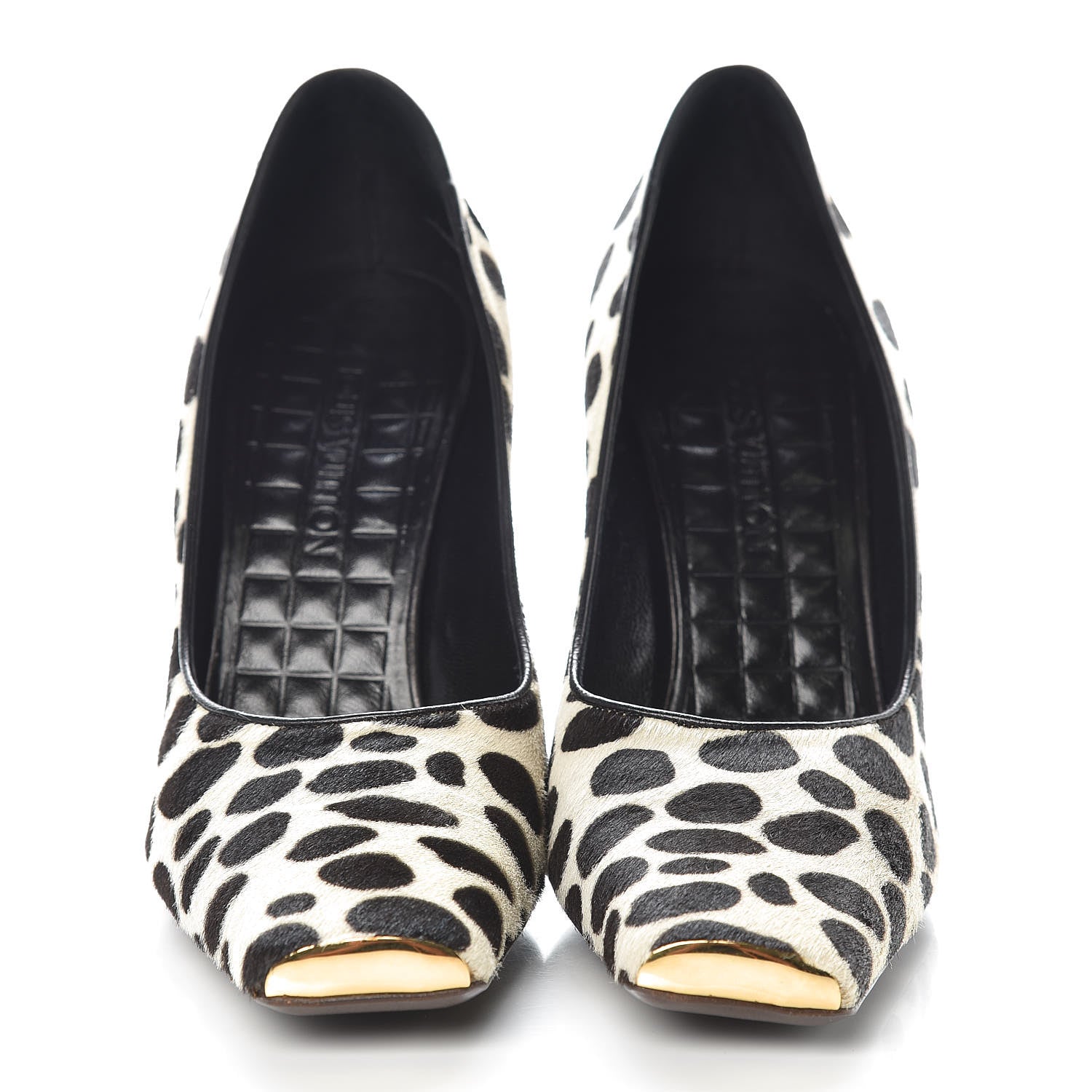 Louis Vuitton Pony Hair Polka Dot Pumps 39 2 of 8