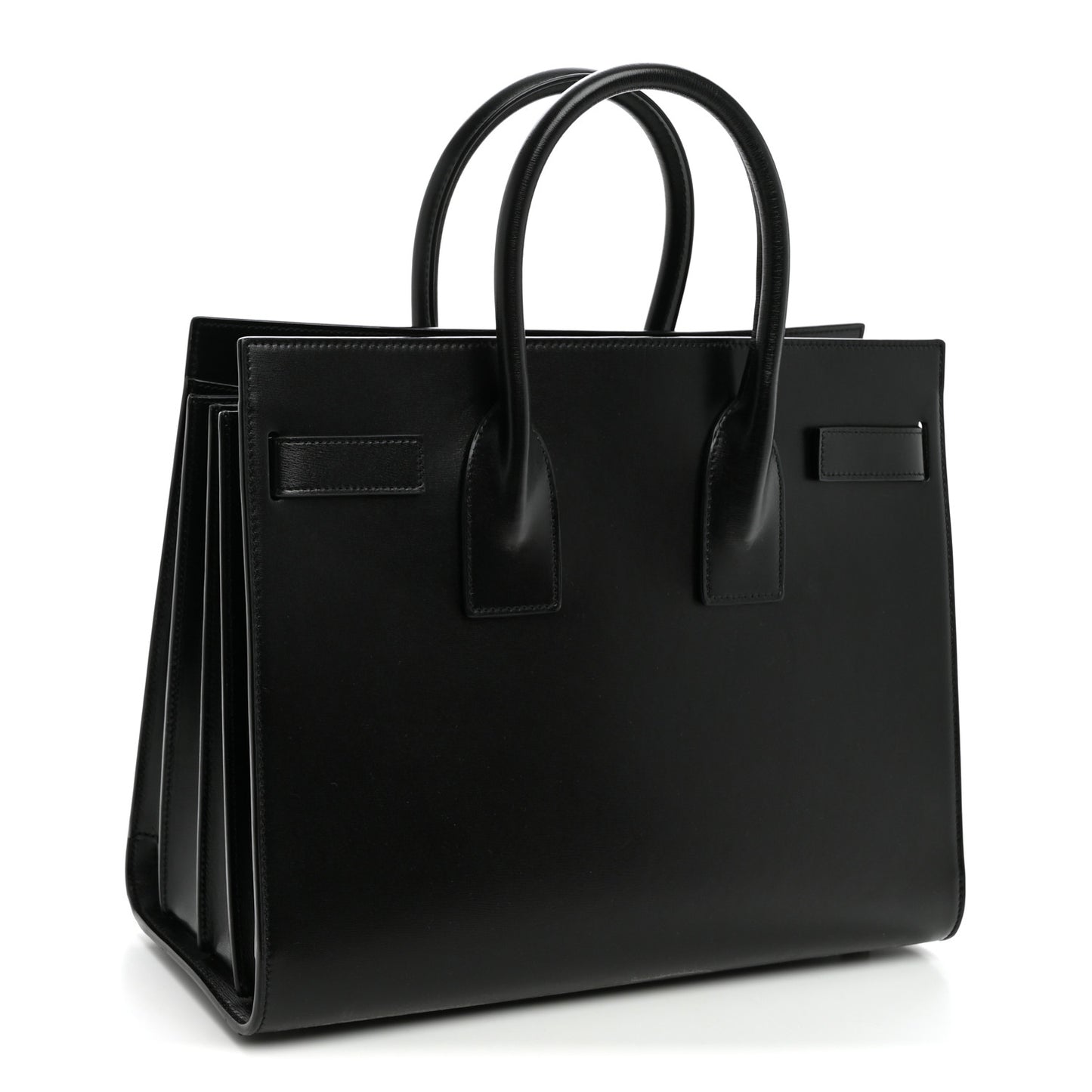 Calfskin Small Sac De Jour Black