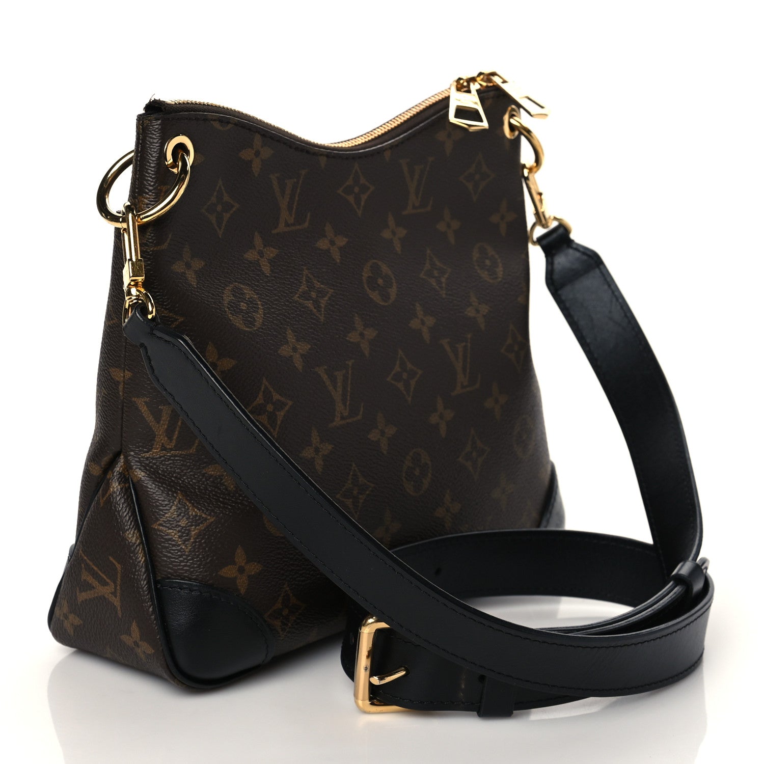 Louis Vuitton Monogram Odeon PM Black 3 of 9