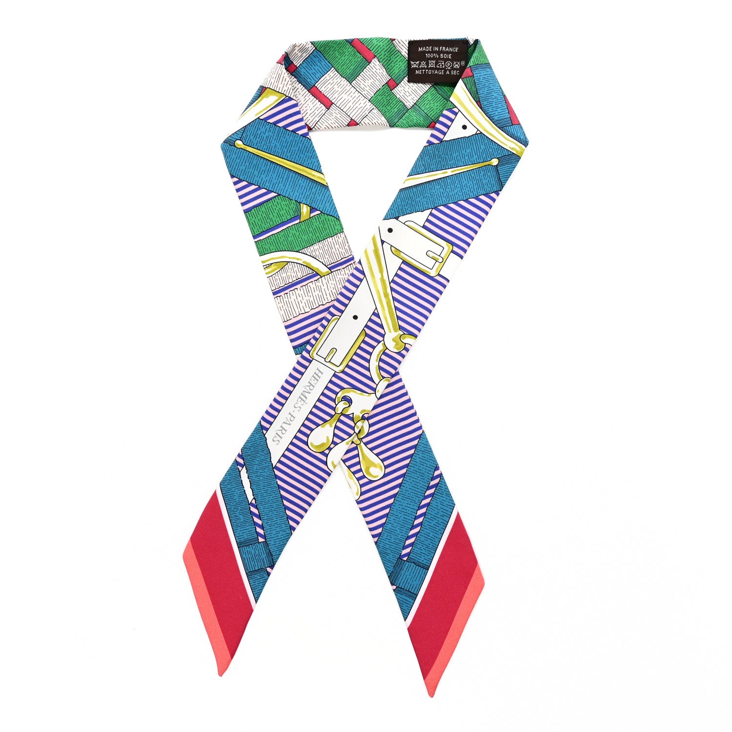 Hermes Silk Mors a Jouets Chemise Twilly 1 of 5