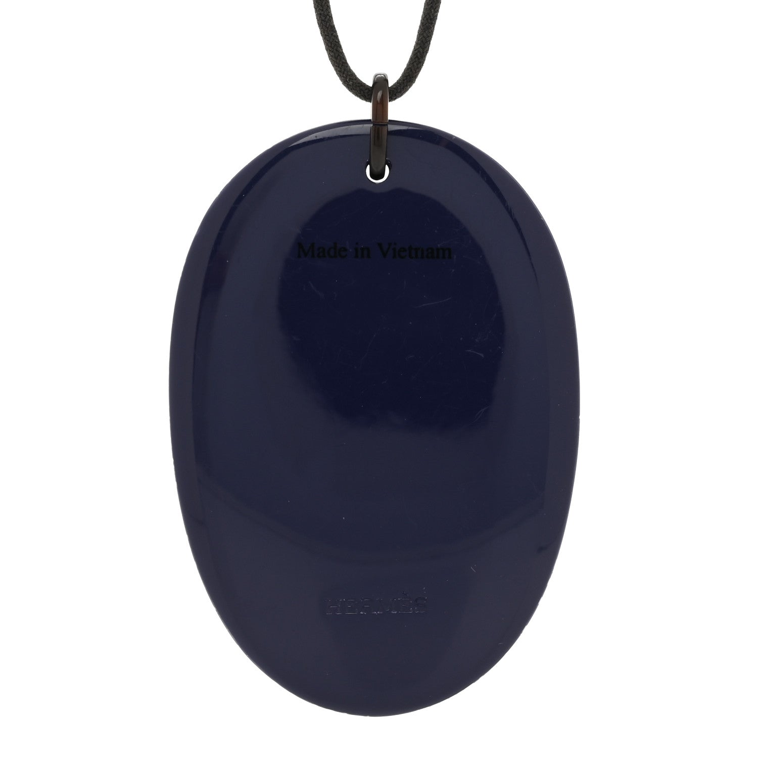 Hermes Ceramic Pendant Necklace 4 of 5