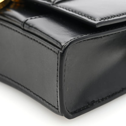 Balenciaga Shiny Box Calfskin XS Hourglass Wallet On Chain Black 9 of 9
