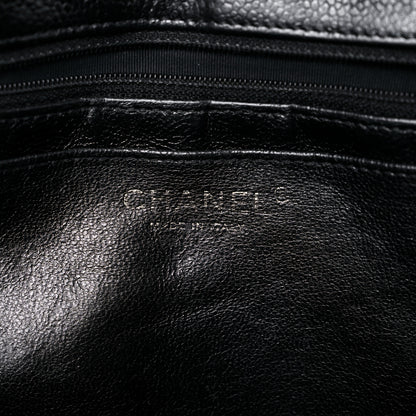 Chanel Caviar Quilted Jumbo Single Flap Black 6 of 22