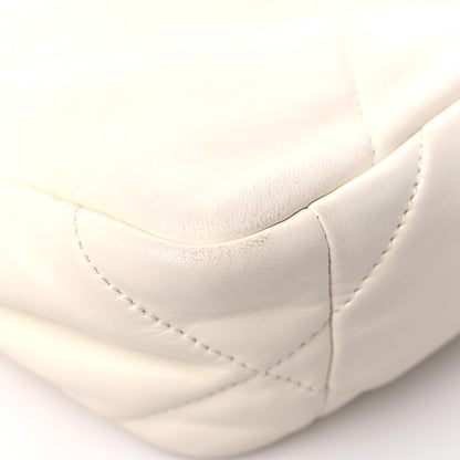 Chanel Lambskin Quilted Medium Chanel 19 Flap White 10 of 14