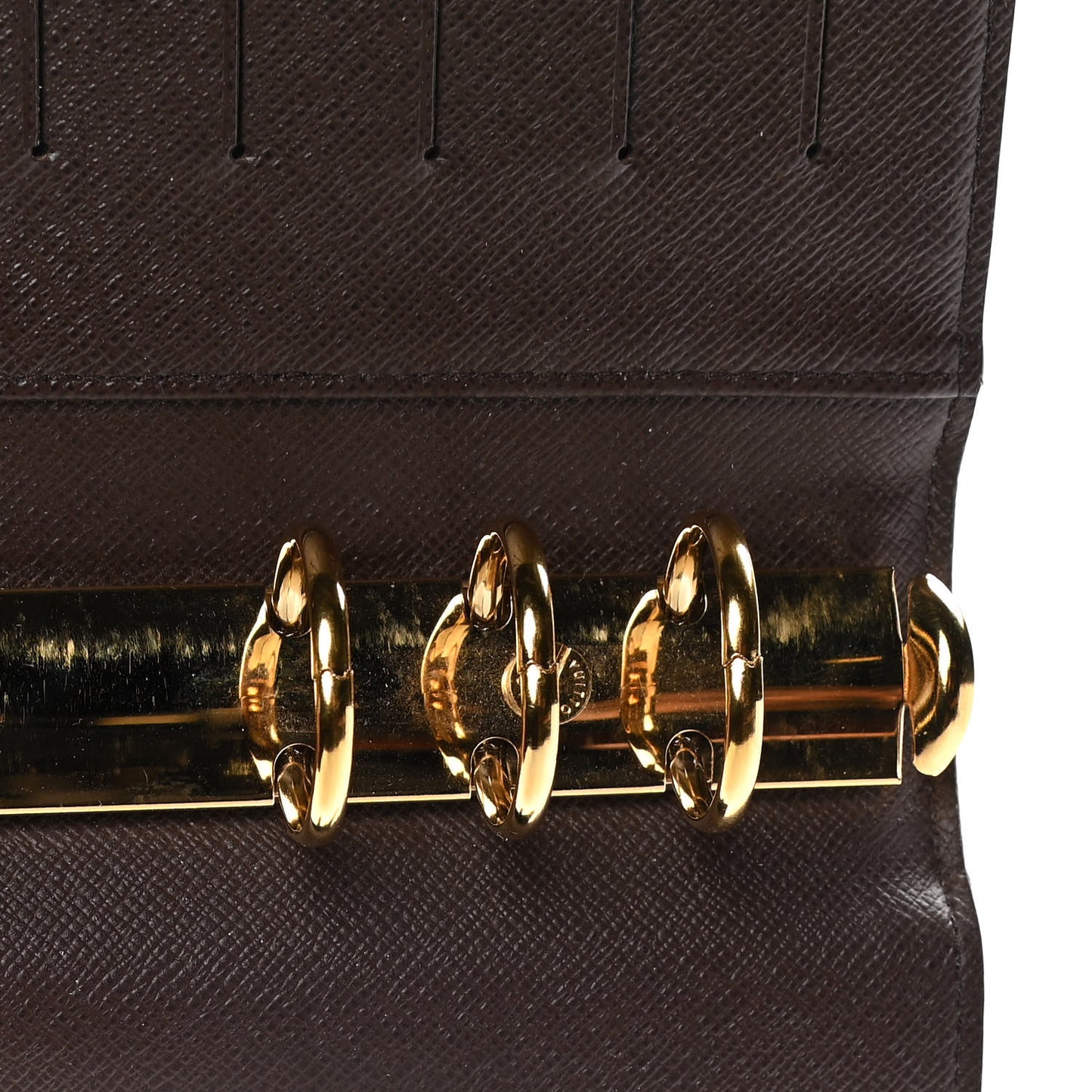 Damier Ebene Medium Ring Agenda Cover