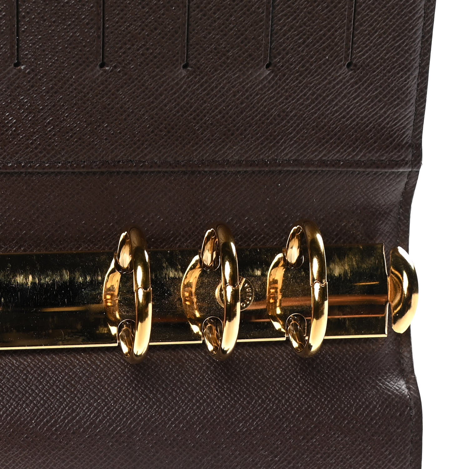 Louis Vuitton Damier Ebene Medium Ring Agenda Cover 14 of 17