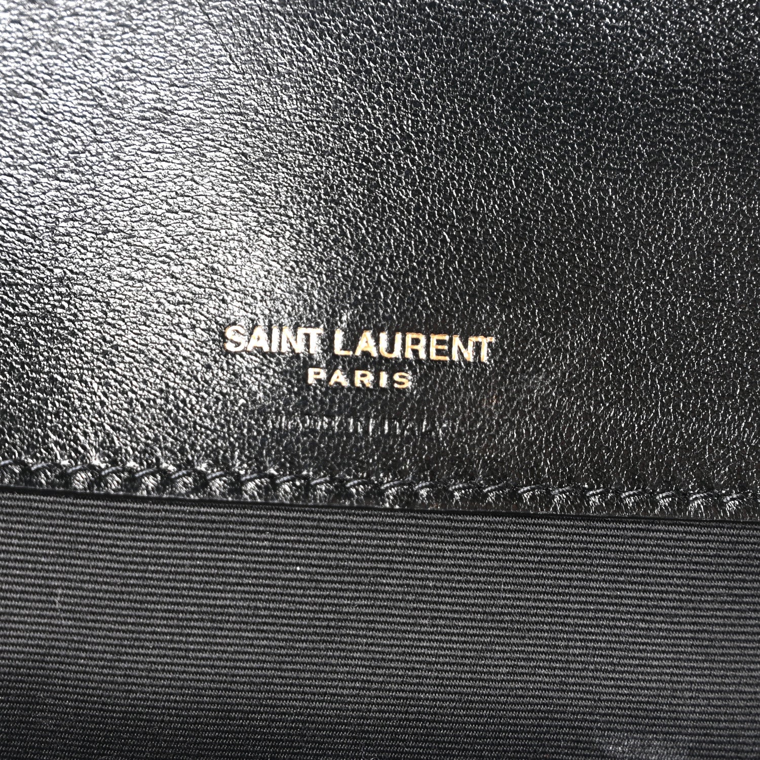Saint Laurent Lambskin Chevron Quilted Large LouLou Black 7 of 11