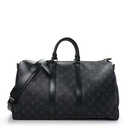 Louis Vuitton Monogram Eclipse Keepall Bandouliere 45 1 of 10