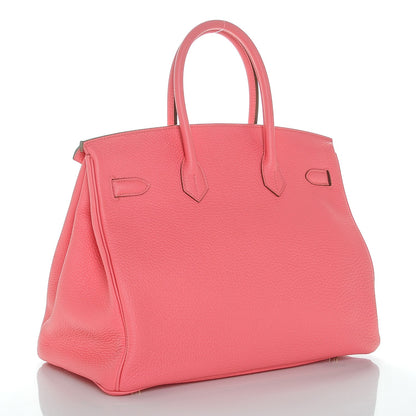 Hermes Togo Birkin 35 Rose Lipstick 3 of 21