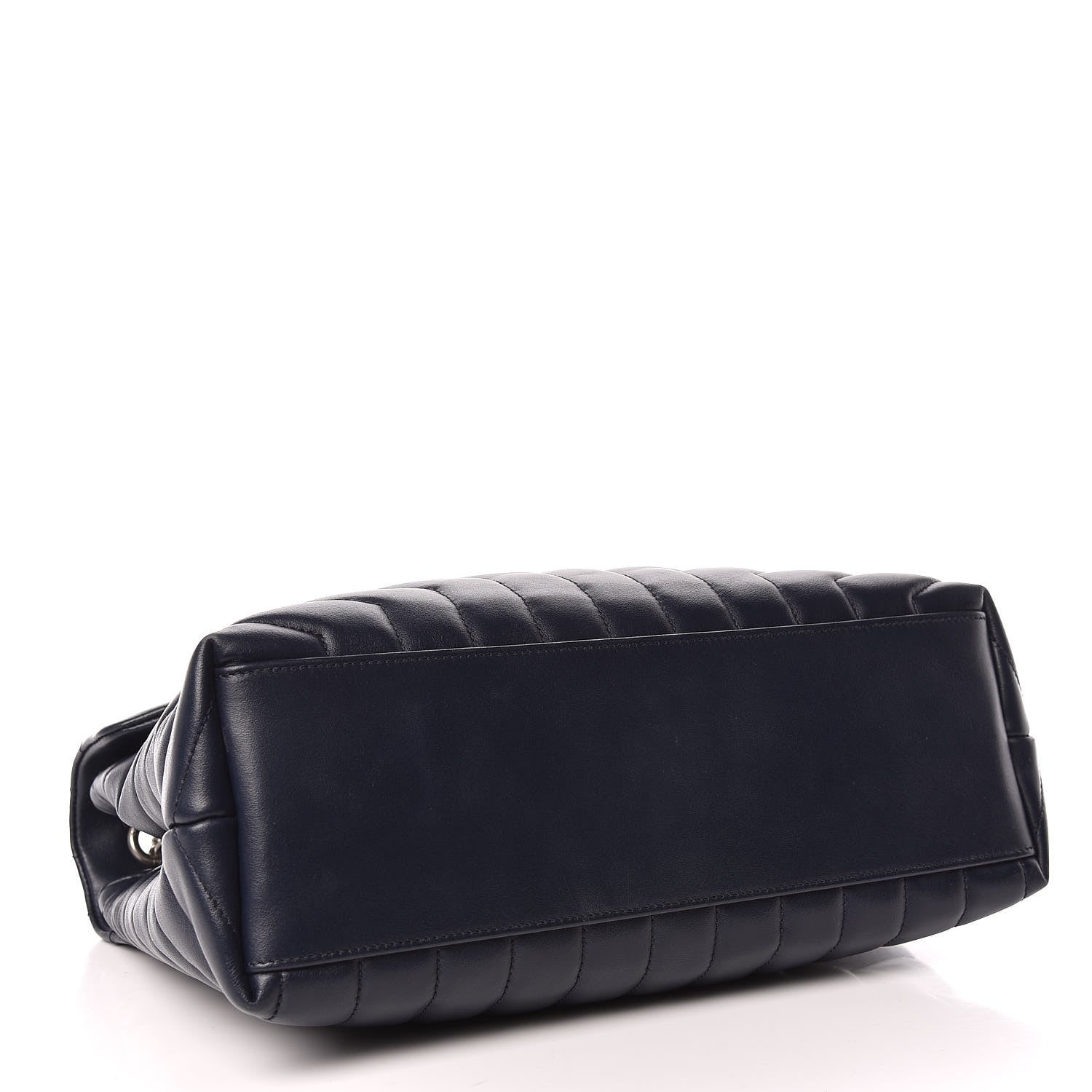 Saint Laurent Calfskin Y Quilted Monogram Medium Loulou Chain Satchel Medium Blue 4 of 14