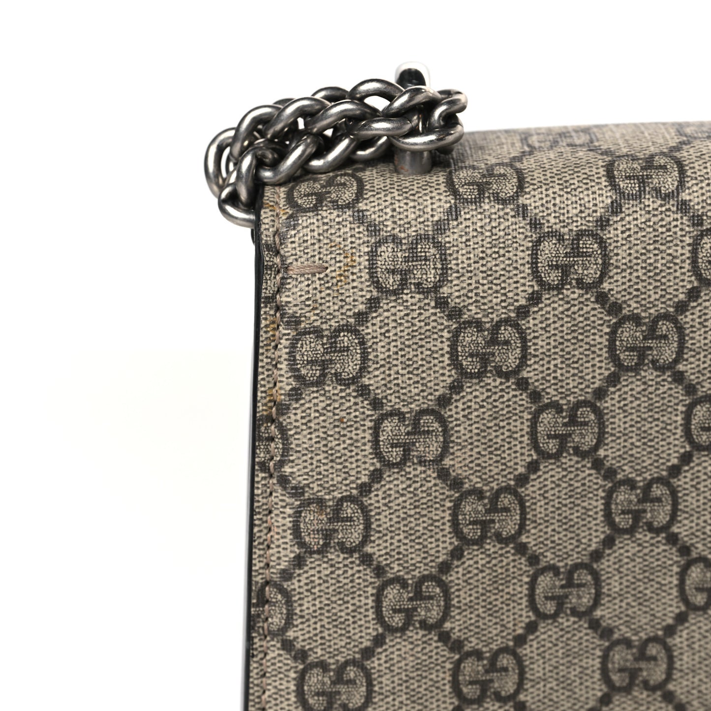 GG Supreme Monogram Small Dionysus Shoulder Bag Taupe