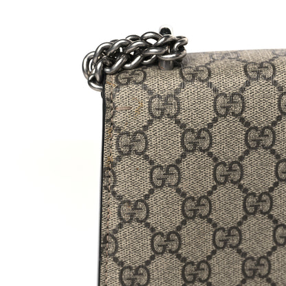 Gucci GG Supreme Monogram Small Dionysus Shoulder Bag Taupe 10 of 12