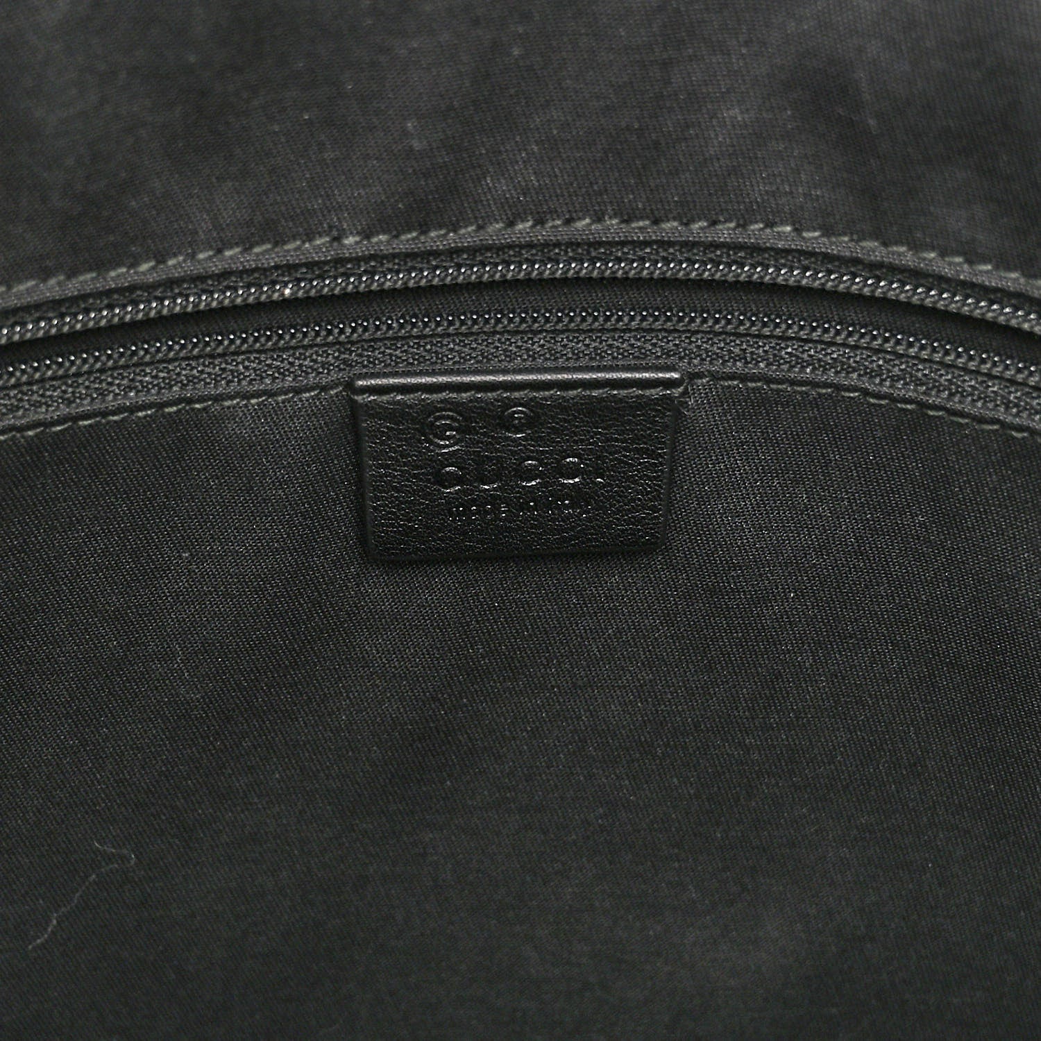 Gucci Guccissima Large GG Charm Convertible Dome Satchel Black 6 of 9