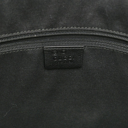 Gucci Guccissima Large GG Charm Convertible Dome Satchel Black 6 of 9